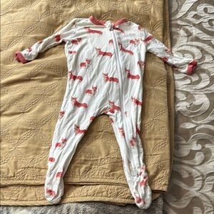 Adorable corgi Kyte Print Kids One Piece